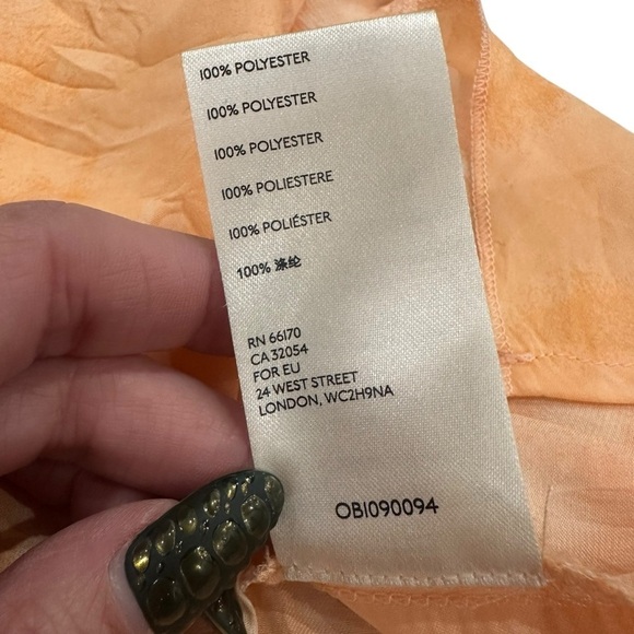 Free People Women's Martine Flirt Tie Dye Skirt in Peach Combo - Picture 9 of 12